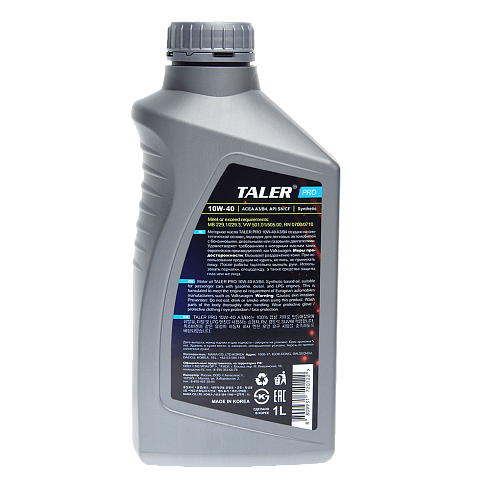 Моторное масло TALER PRO Synthetic 10W40 A3B4