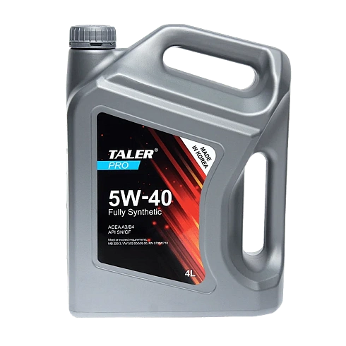 Моторное масло TALER PRO Fully Synthetic 5W40 A3B4