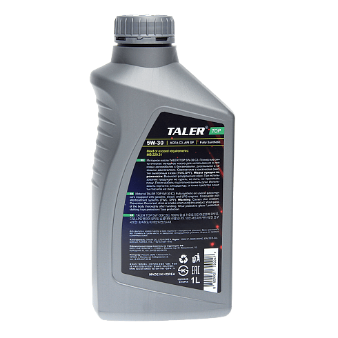 Моторное масло TALER TOP Fully Synthetic 5W30 C3