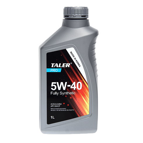 Моторное масло TALER PRO Fully Synthetic 5W40 A3B4