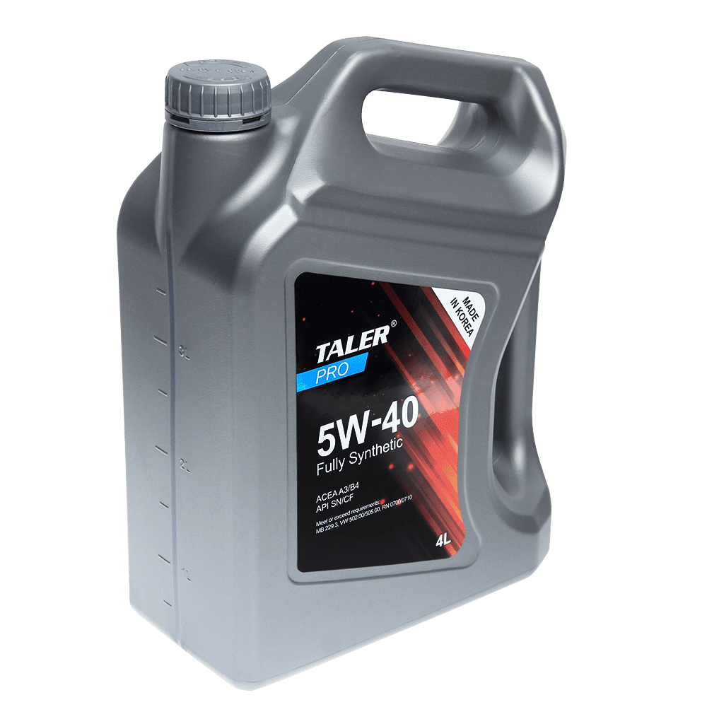 Моторное масло TALER PRO Fully Synthetic 5W40 A3B4